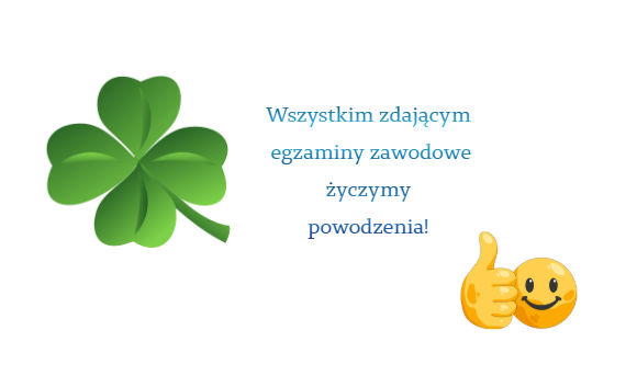Powodzenia w egzaminach Powodzenia w egzaminach
