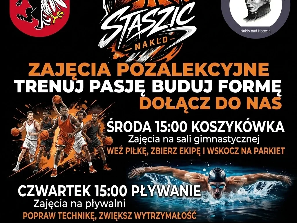 plakat zajęć pozalekcyjnych koszykówka plakat zajęć pozalekcyjnych koszykówka