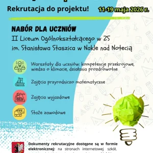 PLAKAT_ A3_ II LO Staszic (1) Informacje na temat projektu na stronę www Staszica