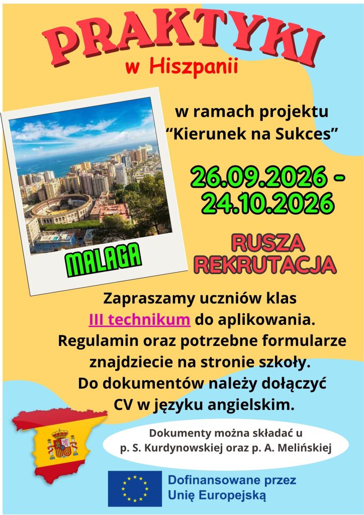 Praktyki plakat